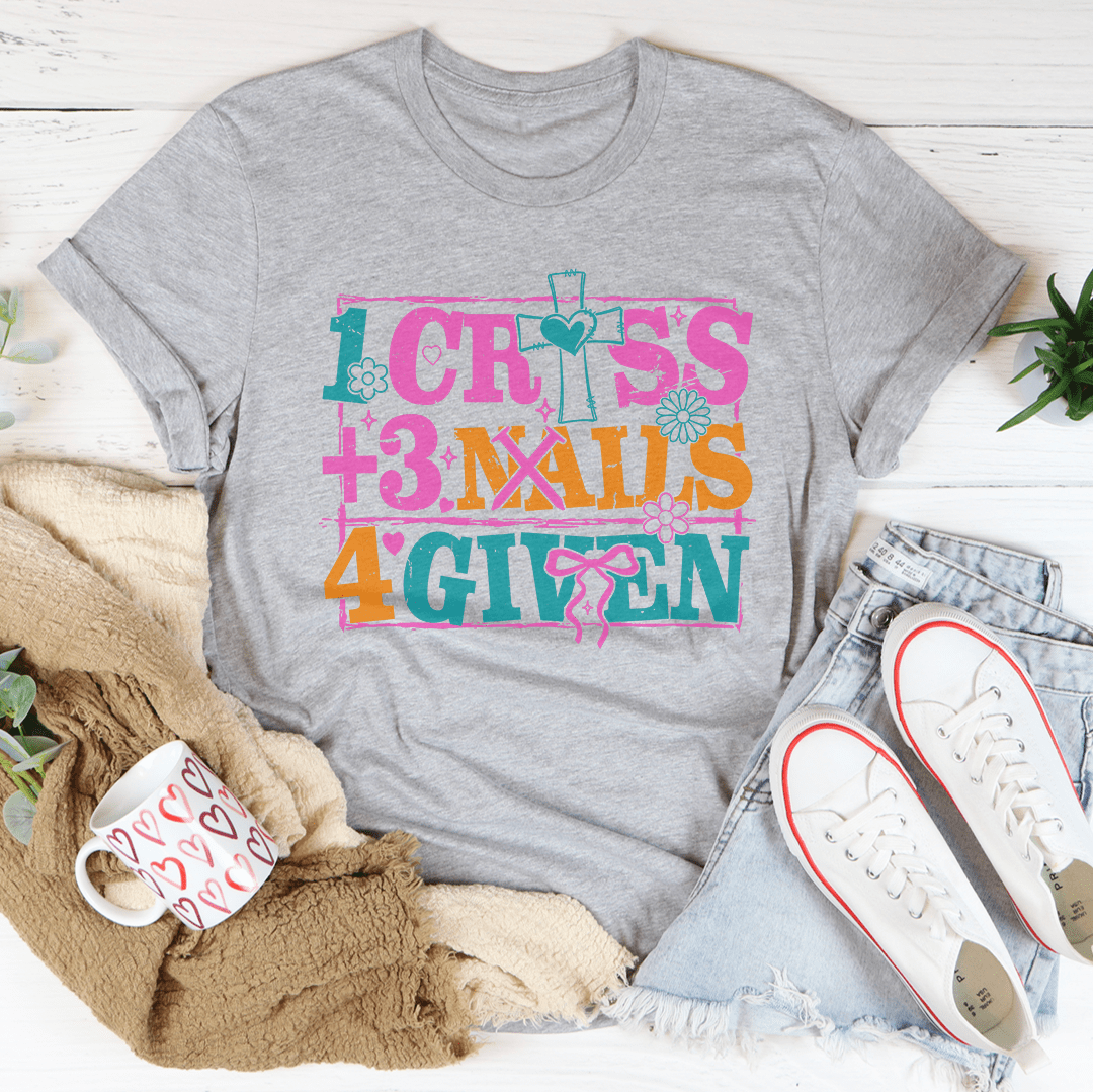 1 Cross + 3 Nails 4Given - Women's Statement T-Shirt