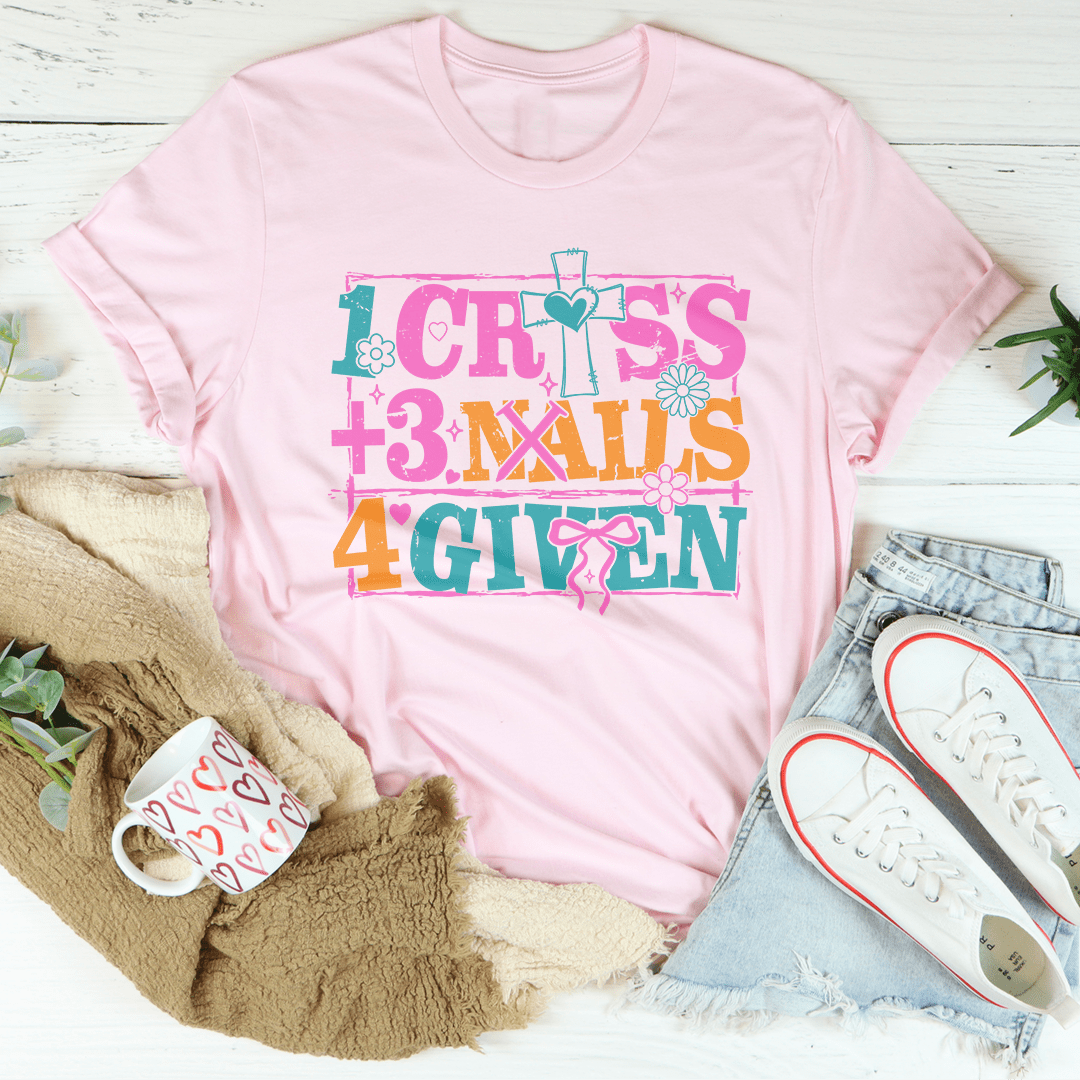 1 Cross + 3 Nails 4Given - Women's Statement T-Shirt