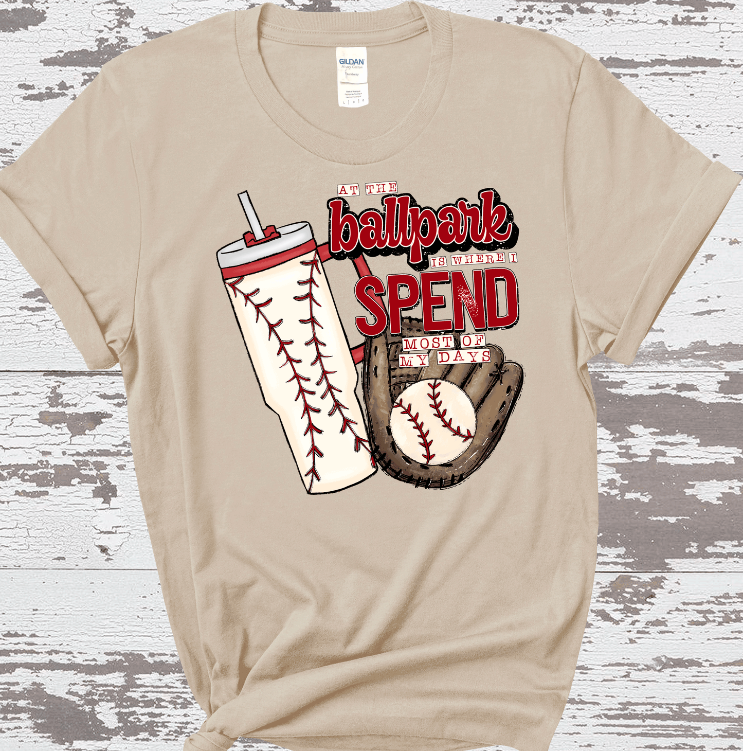 Ballpark is where I spend most of my days Baseball MOM, Stanley Cup, Baseball Mom Shirt, Baseball Shirt For Women, Sports Mom Shirt, Mothers Day Gift, Family Baseball Shirt, Baseball Lover