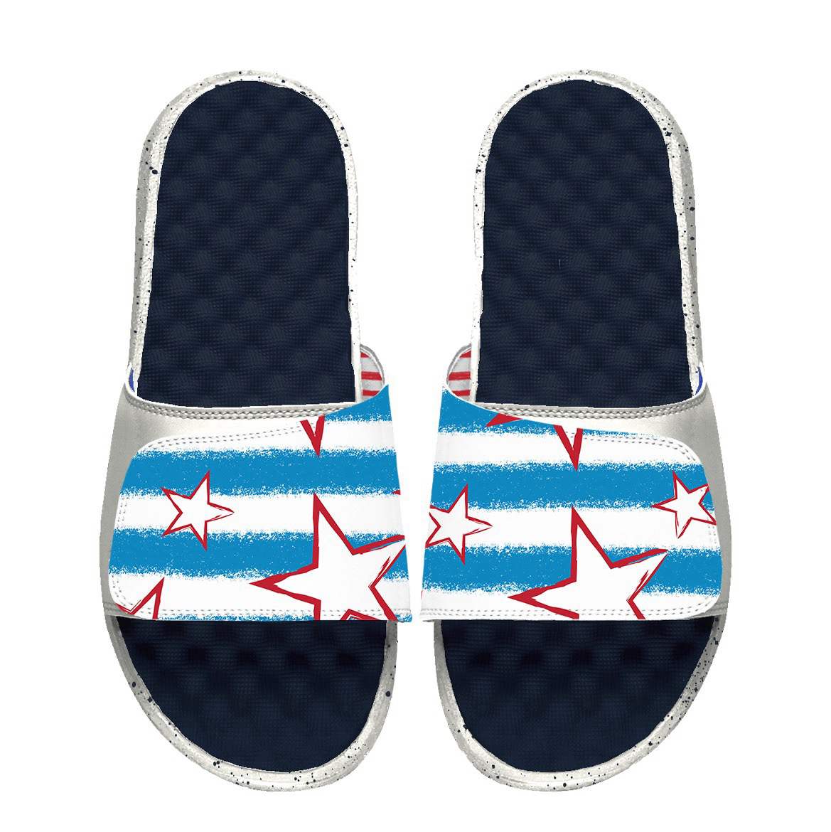 Distressed Stars and Blue Stripes