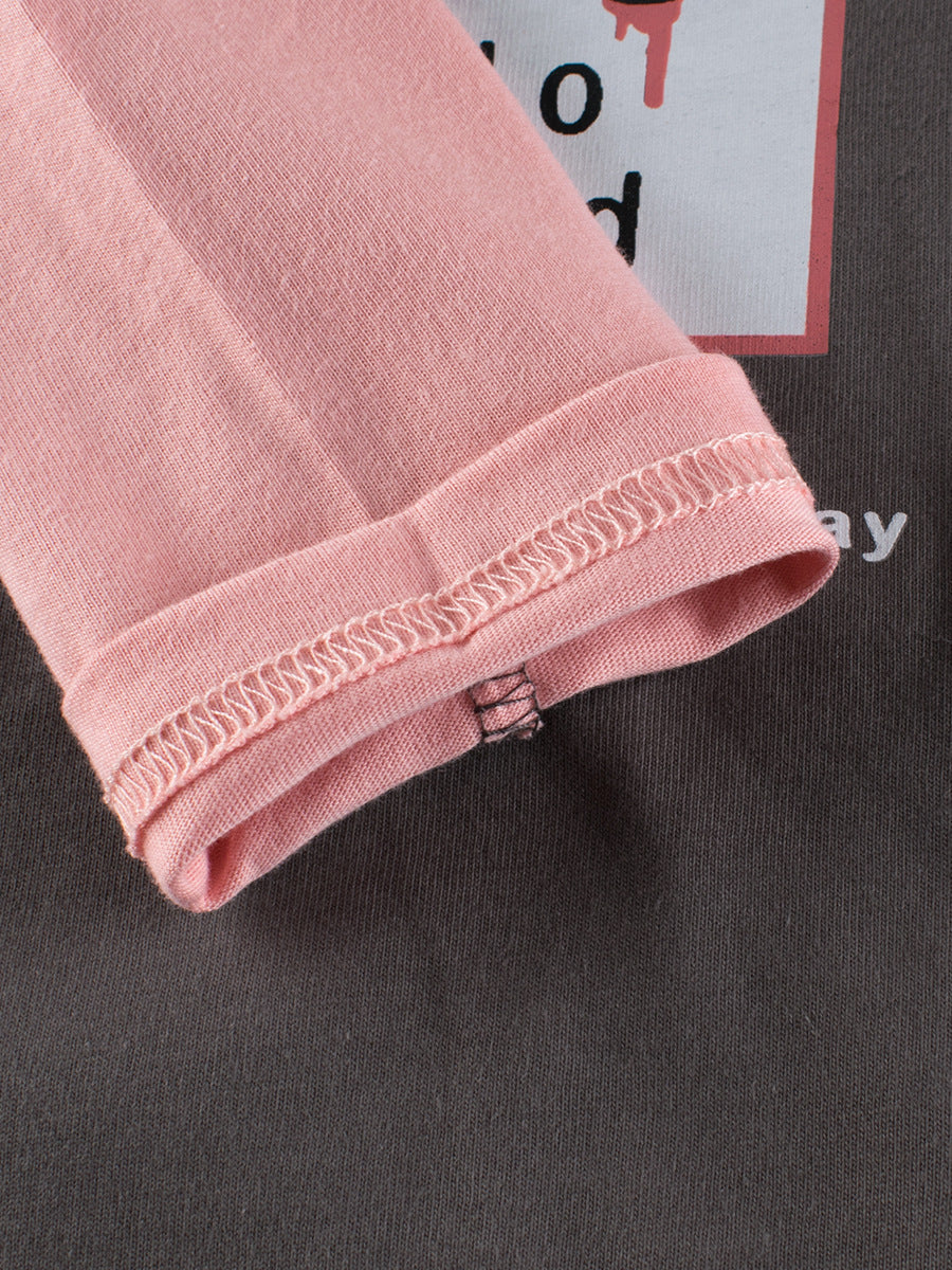 Just for Girls - Cute Animal Patchwork Long Sleeve