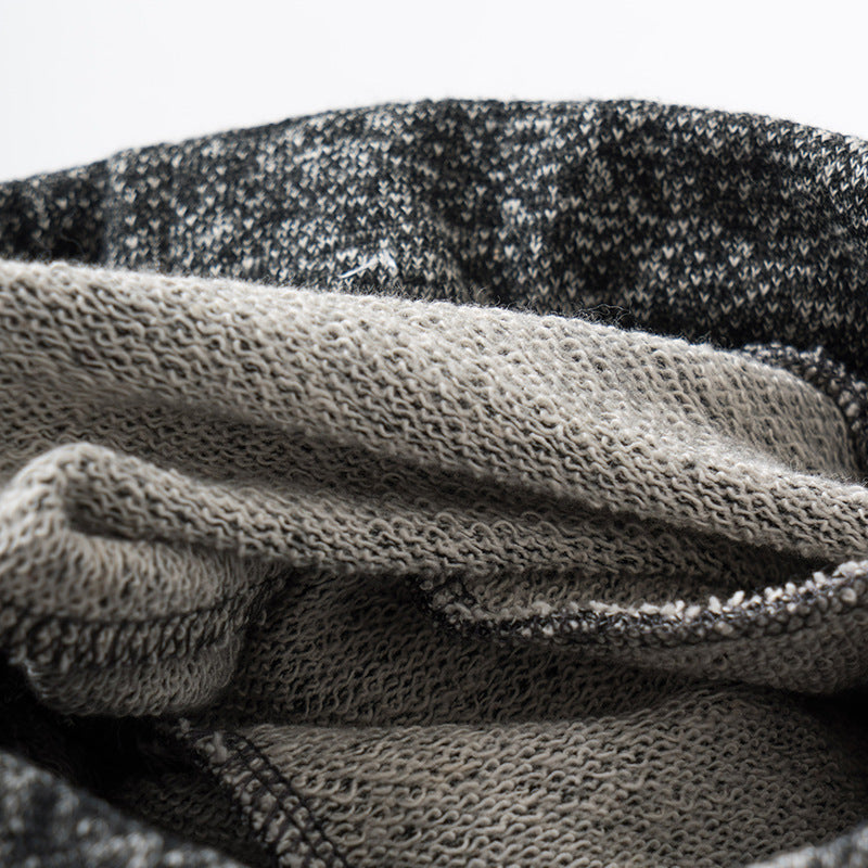Close-up of a textured fabric with a checkered pattern