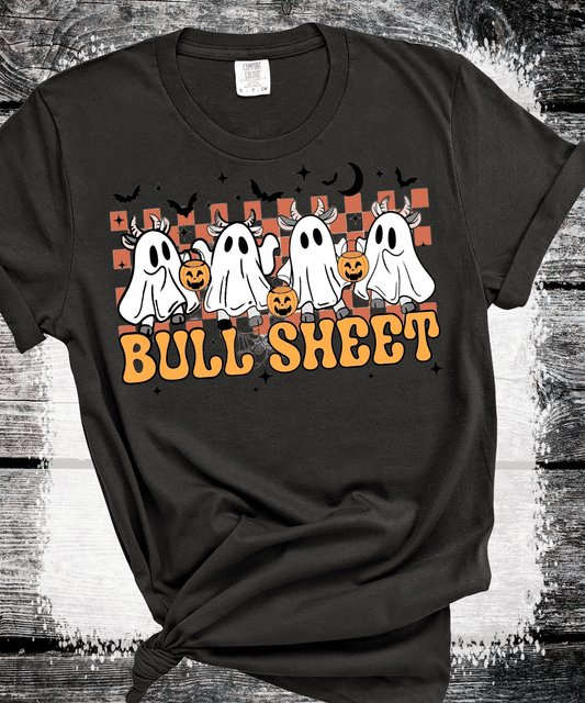 BOO Ghost Bulls Sheet Farmlife Halloween Comfort Colors