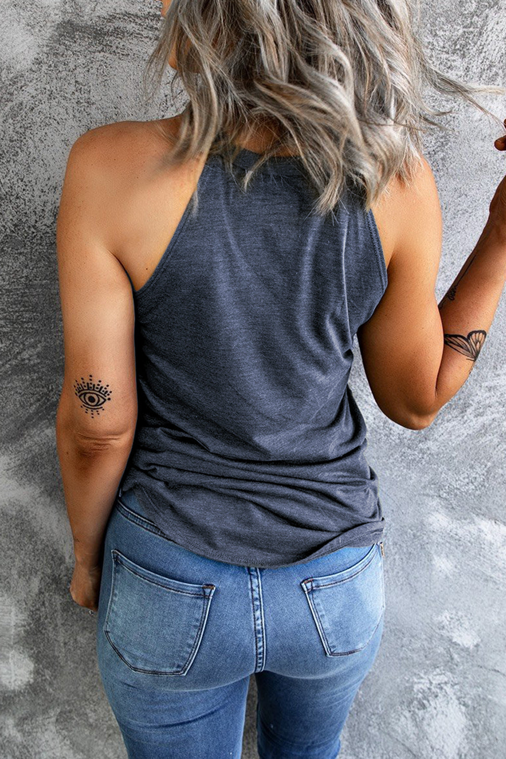 Patriotic Baseball Heart Tank – USA Flag Edition