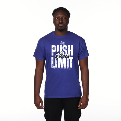 Push Your Limit Workout T-Shirt – Motivational Fitness Gym Tee