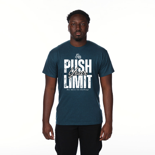 Push Your Limit Workout T-Shirt – Motivational Fitness Gym Tee