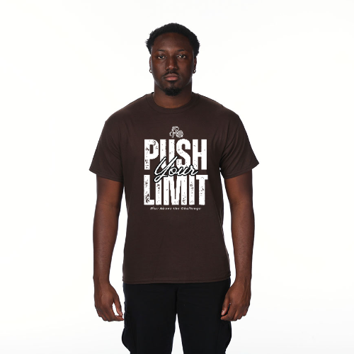 Push Your Limit Workout T-Shirt – Motivational Fitness Gym Tee