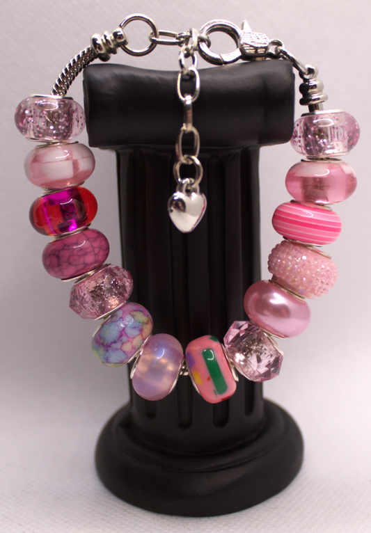 Pink Dreams Charm Bracelet – Be Bold, Be Bright!