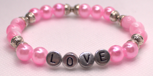 Pretty in Pink LOVE Bracelet
