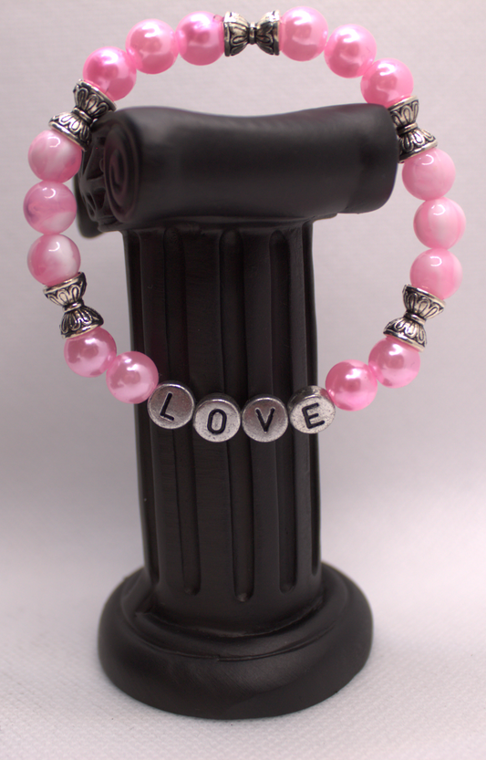 Pretty in Pink LOVE Bracelet