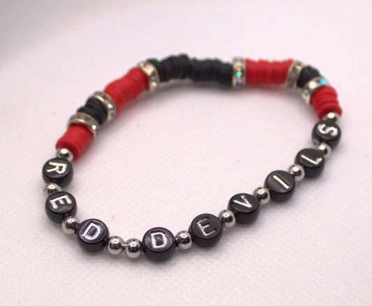 RED DEVILS Spirit Heishi Bracelet