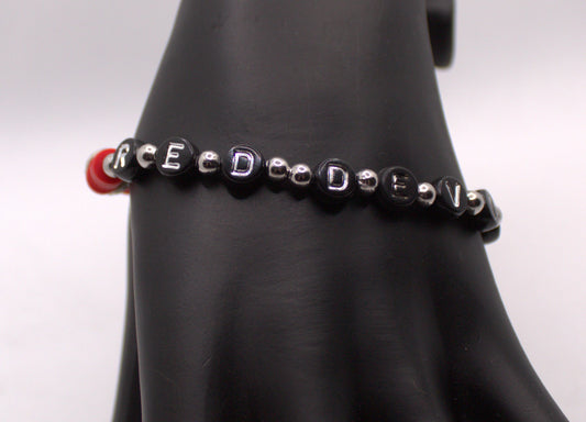 RED DEVILS Spirit Heishi Bracelet