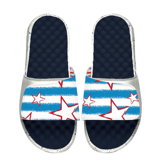 Distressed Stars and Blue Stripes