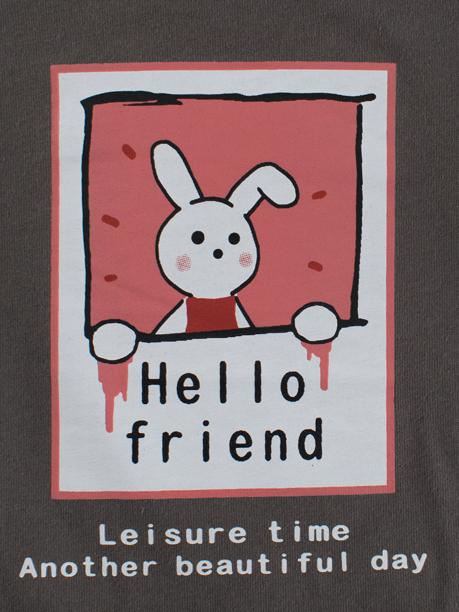 Just for Girls - Cute Animal Patchwork Long Sleeve